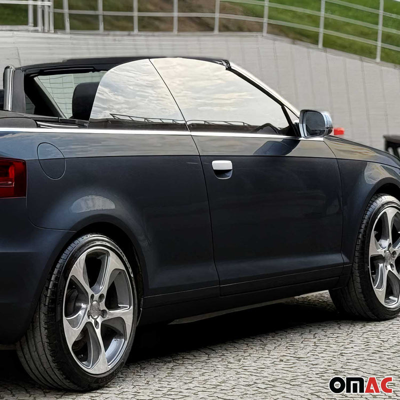 Türgriff Blende Türgriffkappen für Audi A4 Cabriolet 2000-2008 2Tür Edelstahl 3x