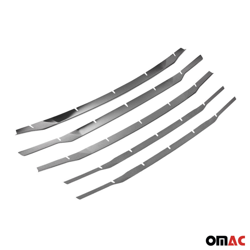 Strisce griglia per Ford Tourneo Courier 2018-2024 Cromate Scure 5x 