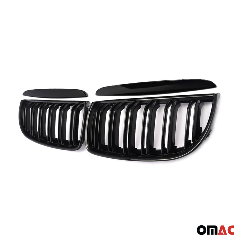 Griglia a doppio rene BMW Serie 3 E90 Limousine M3 2004-2008, nero lucido