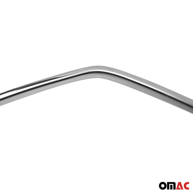 Strisce griglia per Hyundai ix35 2010-2015 in acciaio inox argento