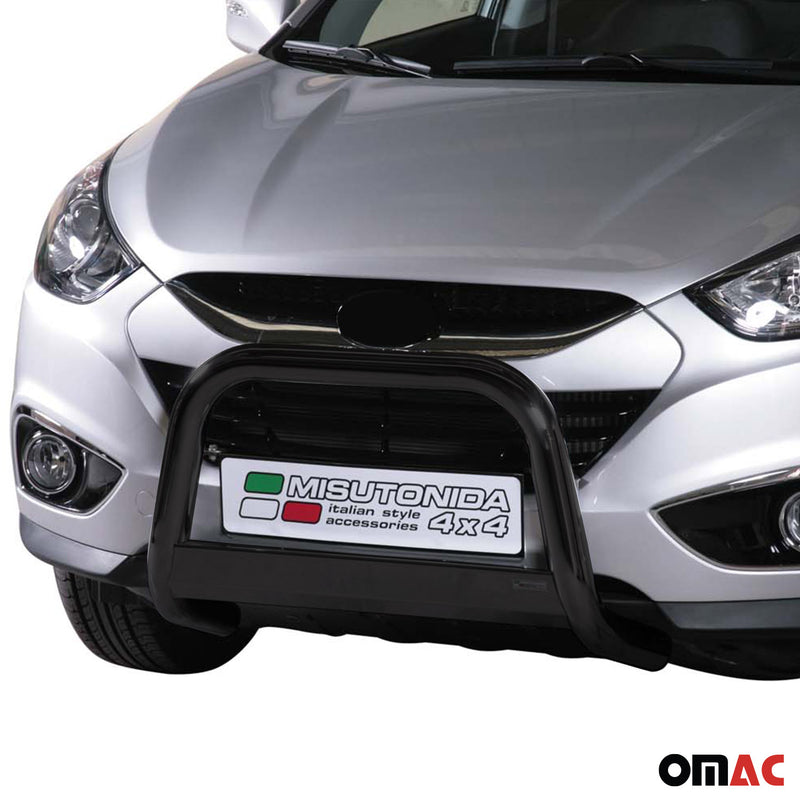 Protezione anteriore per Hyundai ix35 2009-2015 ø63mm acciaio nero