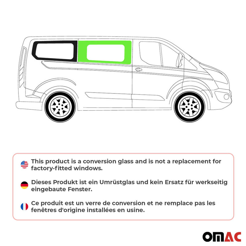 Finestrino laterale per Ford Transit 2013-2024 finestrino destro L1 L2