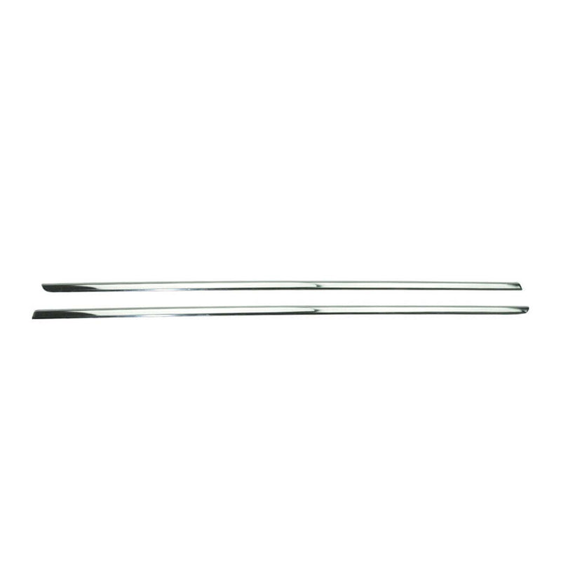 Listelli decorativi per finestrini per Dacia Dokker 2012-2021 in acciaio inox cromato, 2 pezzi 