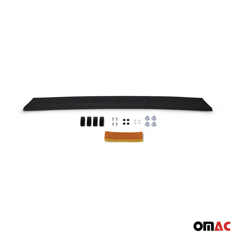 Deflettore cofano protezione in pietra per Iveco Daily 2006-2012 auto nero 1x