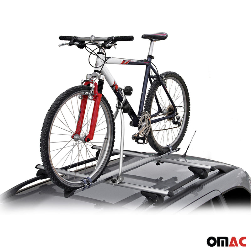 Menabo Fahrradträger Huggy für 1 Fahrrad bis 15kg Stahl Dachfahrradträger