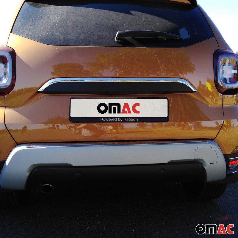 Modanatura del portellone posteriore per Dacia Duster 2018-2021 in acciaio inox cromato 