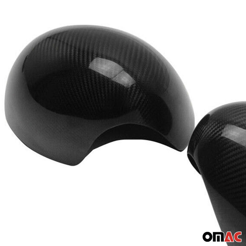 Calotte specchietti retrovisori per Mini Cooper F55 F55-S in fibra di carbonio nera 2 pezzi