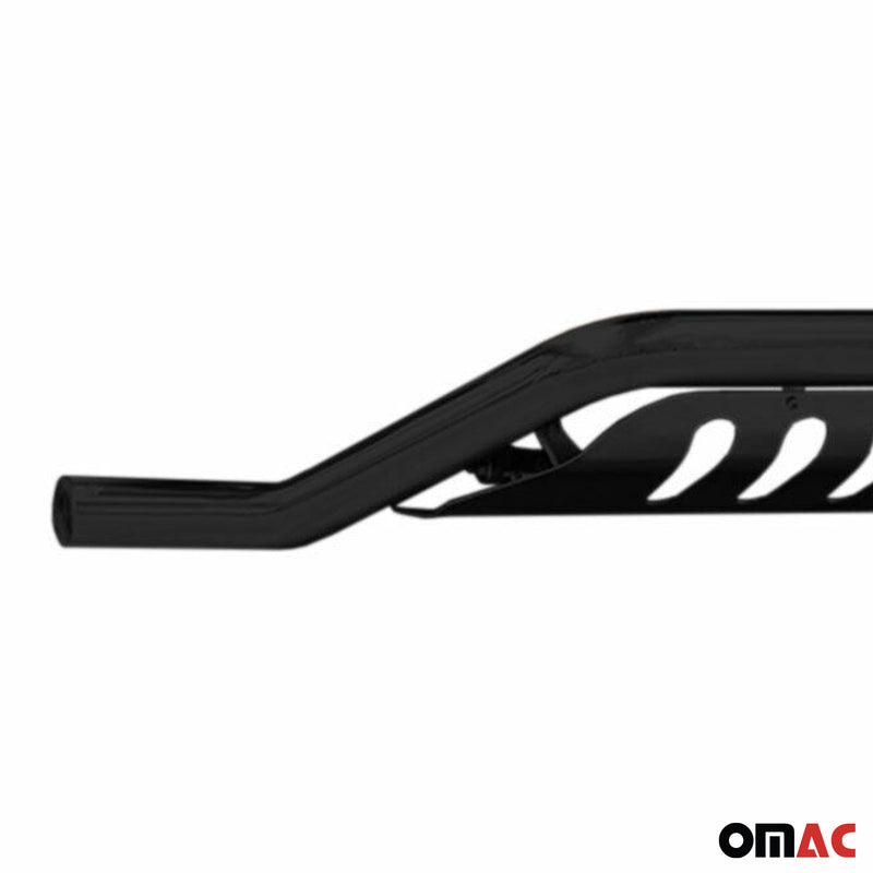 Barra di protezione anteriore per VW Amarok 2016-2021 in acciaio inox con ABE nero 
