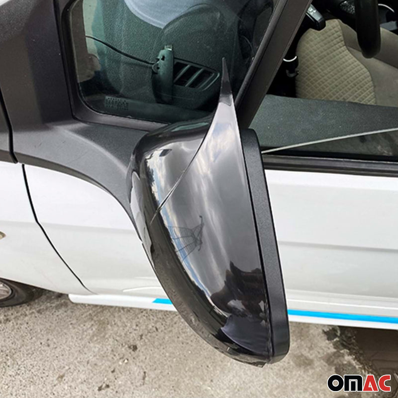 Calotte specchietti retrovisori per Ford Tourneo Courier 2014-2018 ABS lucido