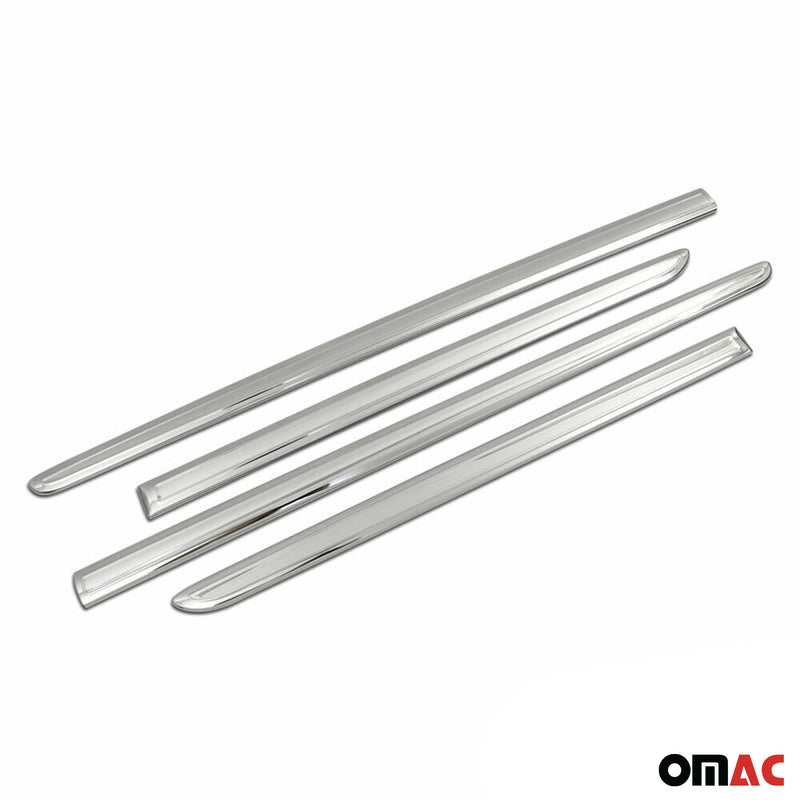 Strisce laterali per porte, strisce di protezione per porte per VW Caddy 2015-2020 in acciaio inox 4x