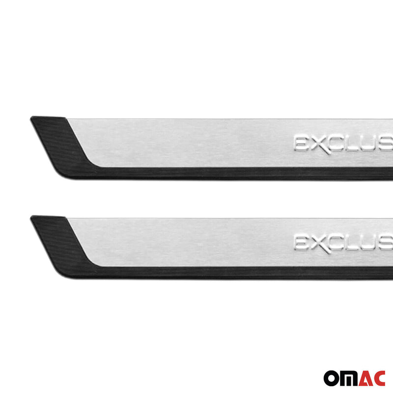 Battitacco per Renault Megane Clio Talisman Zoe Cromato Spazzolato 2x 