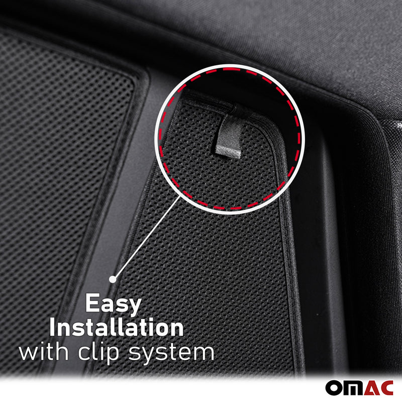 Tendine parasole per porte posteriori VW Golf Variant 2009-2012, 2 pezzi