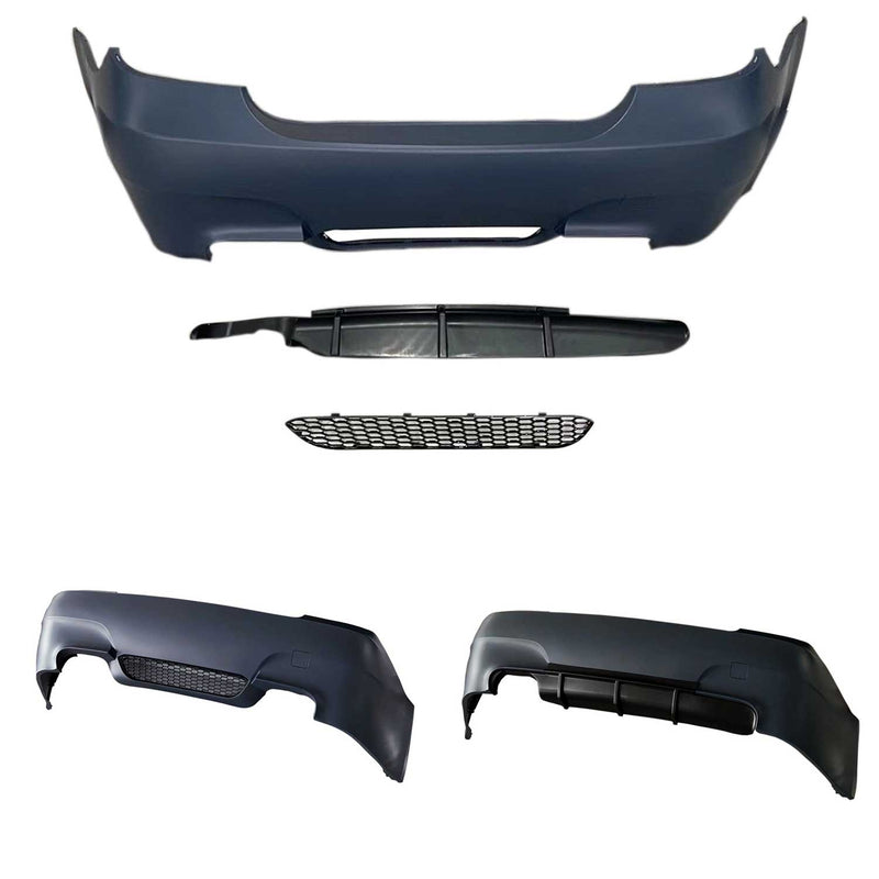 JOM Heckstoßstange für BMW E60 2003-2010 Schwarz 4tlg