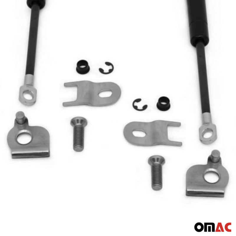 2x ammortizzatori a gas per portellone posteriore per VW Amarok 2010-2021 in acciaio inossidabile 