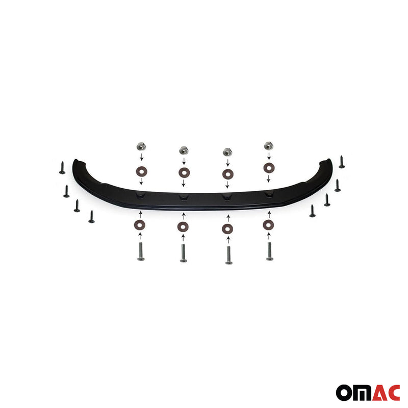 Spoiler anteriore, paraurti, splitter per VW T6 Transporter 2015-2019 ABS 1 pz.