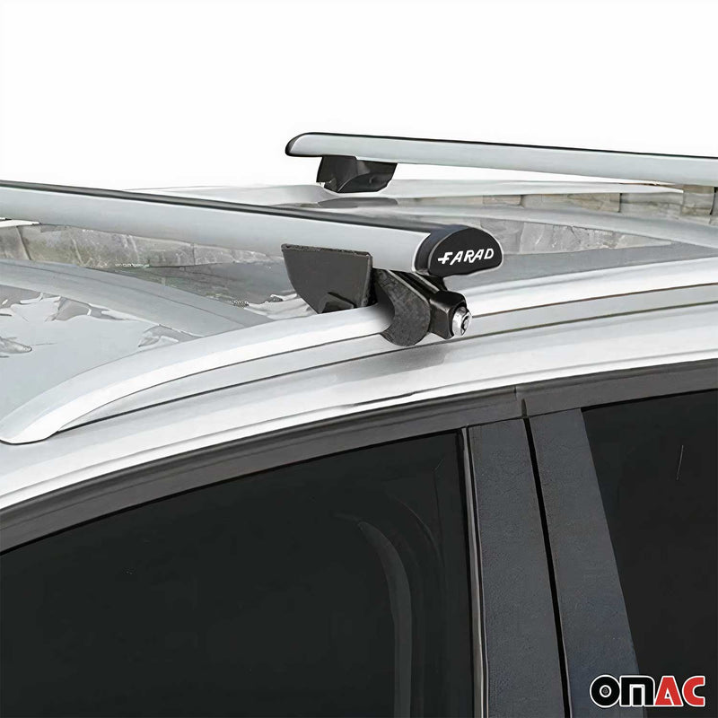 Portapacchi per BMW Serie 3 Touring G21 2019-2025 portapacchi 100kg grigio alluminio
