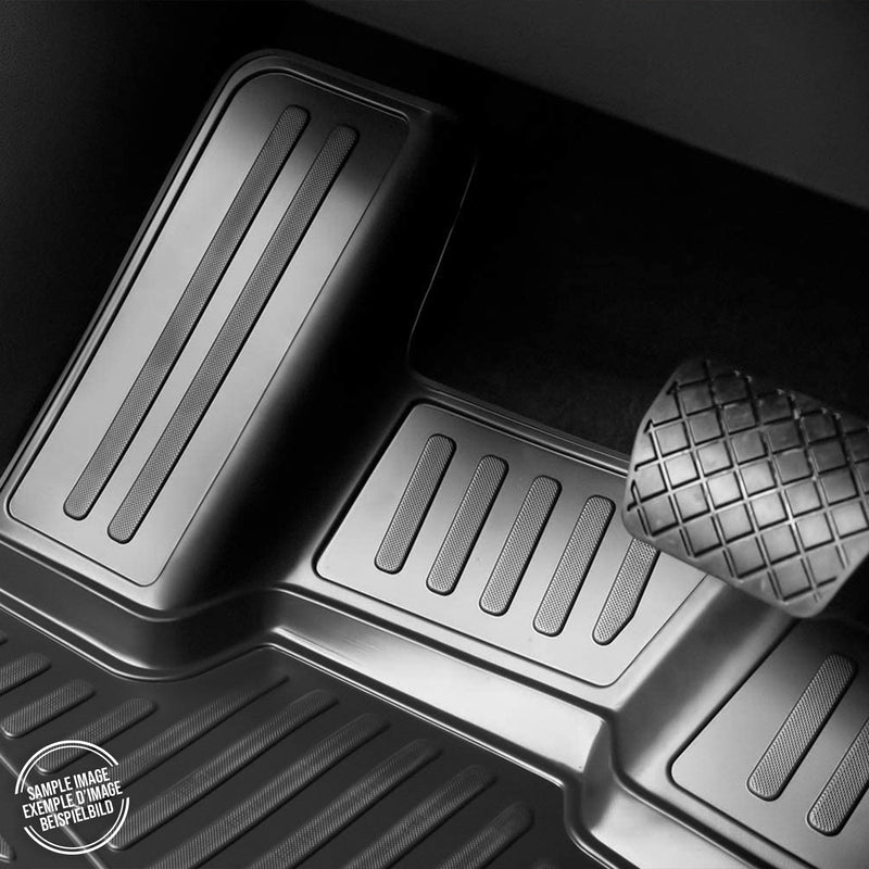 Tappetini VW Caddy 2015-2020 in TPE nero, 4 pezzi 