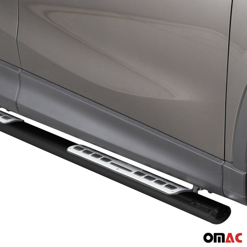 Minigonne laterali in acciaio inox per Mazda CX-5 2015-2016 Nero