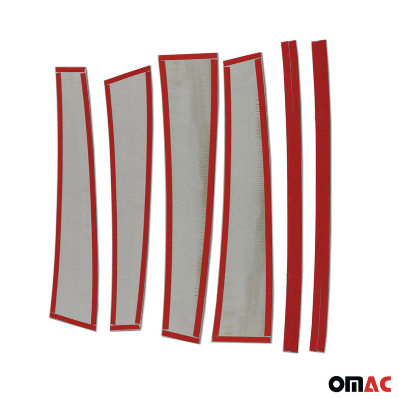 Rivestimento del montante della portiera del montante B e del montante C per Range Rover Sport 2005-2013 Cromato 6x