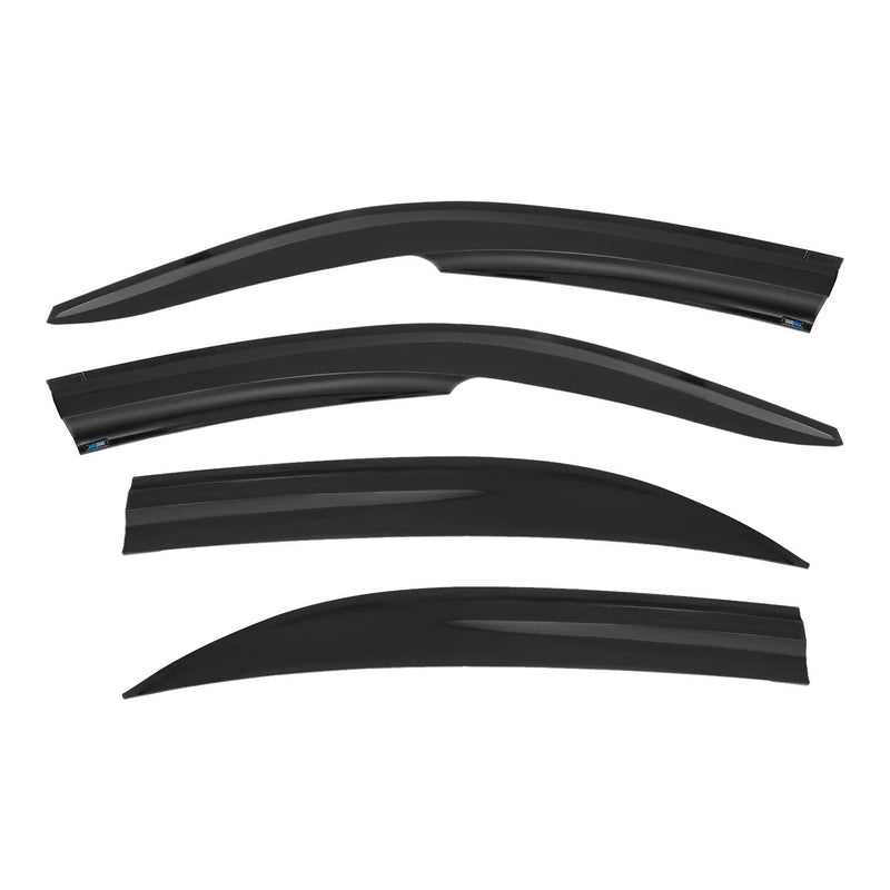 4 deflettori antivento e antipioggia per Honda Civic Sedan 2002-2006 in acrilico scuro