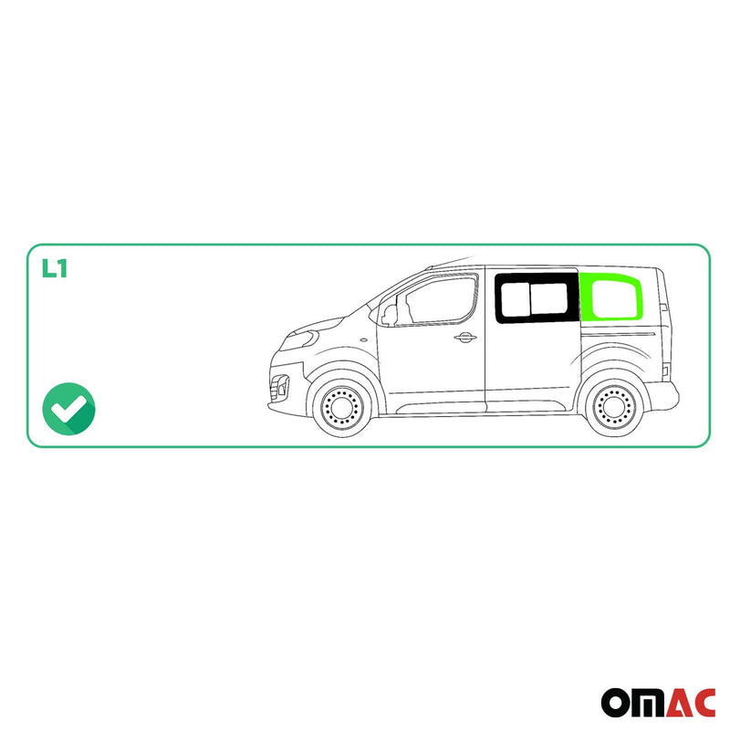 Seitenfenster Sicherheitsglas für Toyota Proace 2017-2024 Schiebetür Links L1
