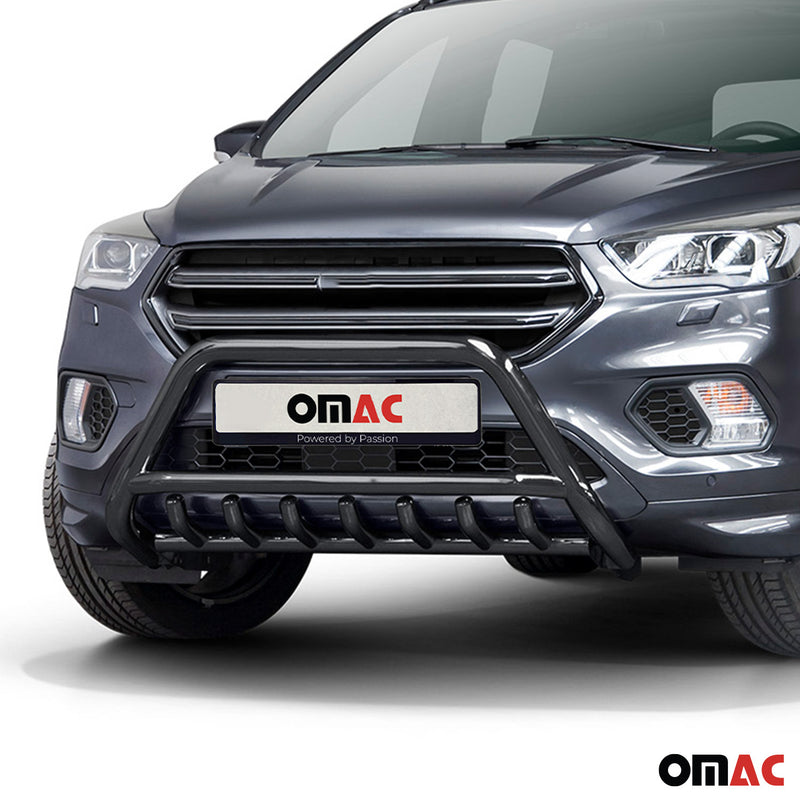 Protezione anteriore per Ford Kuga 2017-2025 con ABE acciaio nero 