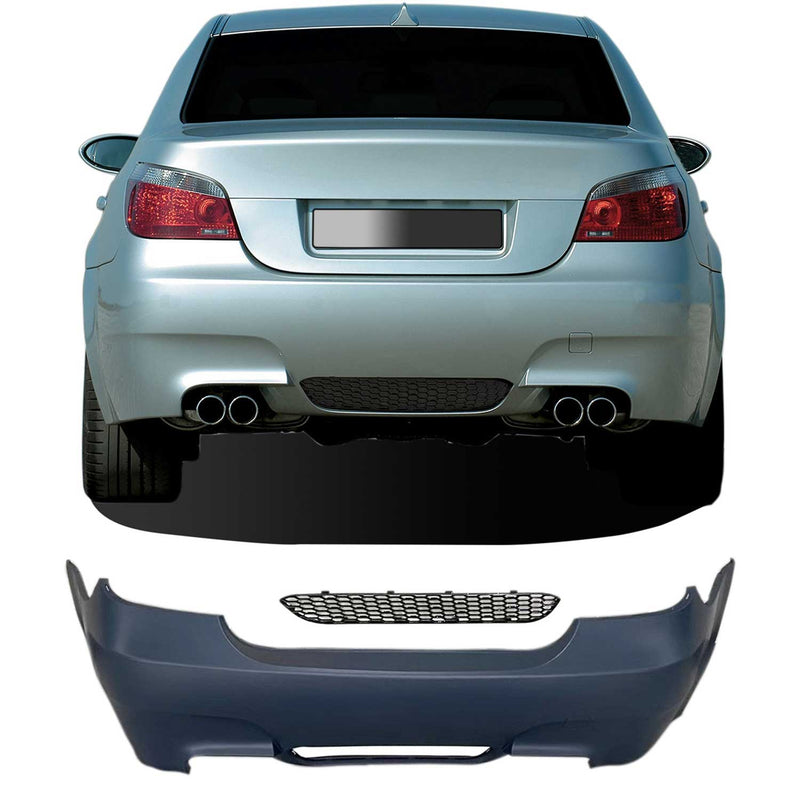 JOM Heckstoßstange für BMW E60 2003-2010 Schwarz 4tlg
