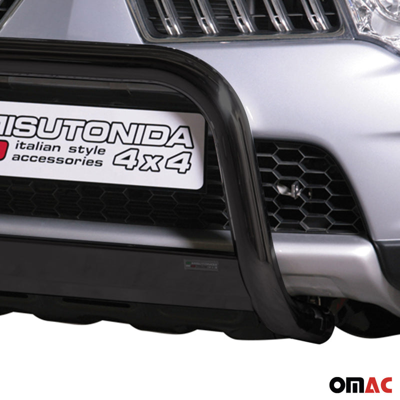Protezione anteriore per Mitsubishi L200 2010-2015 ø63mm acciaio nero