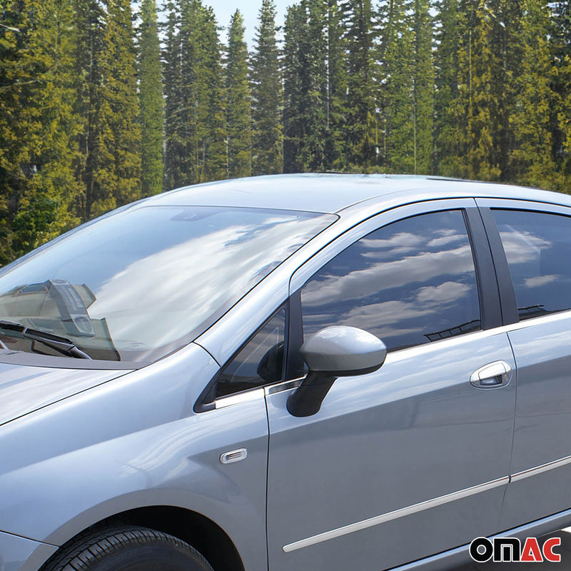 Copri maniglia porta, copri maniglia porta per Fiat Linea 2006-2018 in acciaio inox argento 8 pezzi 