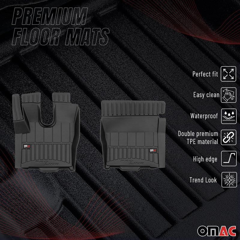 Tappetini DAF XF 2013-2025 TPE Nero 2 pezzi