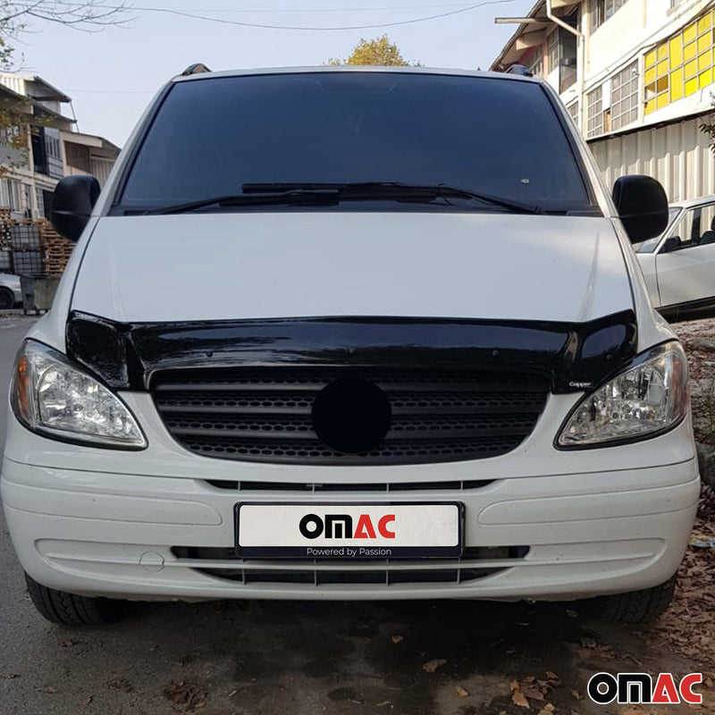Deflettore parasole per cofano per Mercedes Vito Viano W639 2003-2010 Acrilico