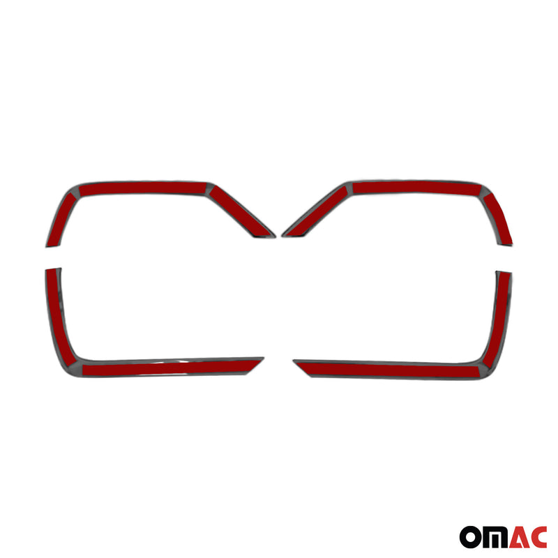 Cornice per fendinebbia per VW T6.1 Transporter 2019-2024 cromata 4x