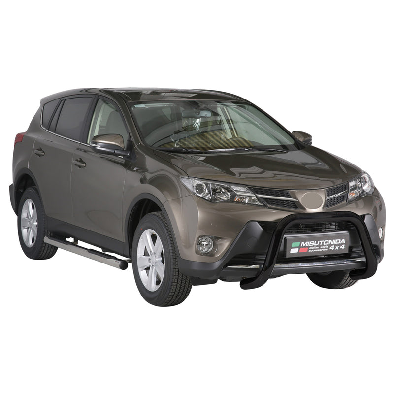 Protezione anteriore per Toyota RAV4 XA40 2013-2015 ø76mm acciaio nero 