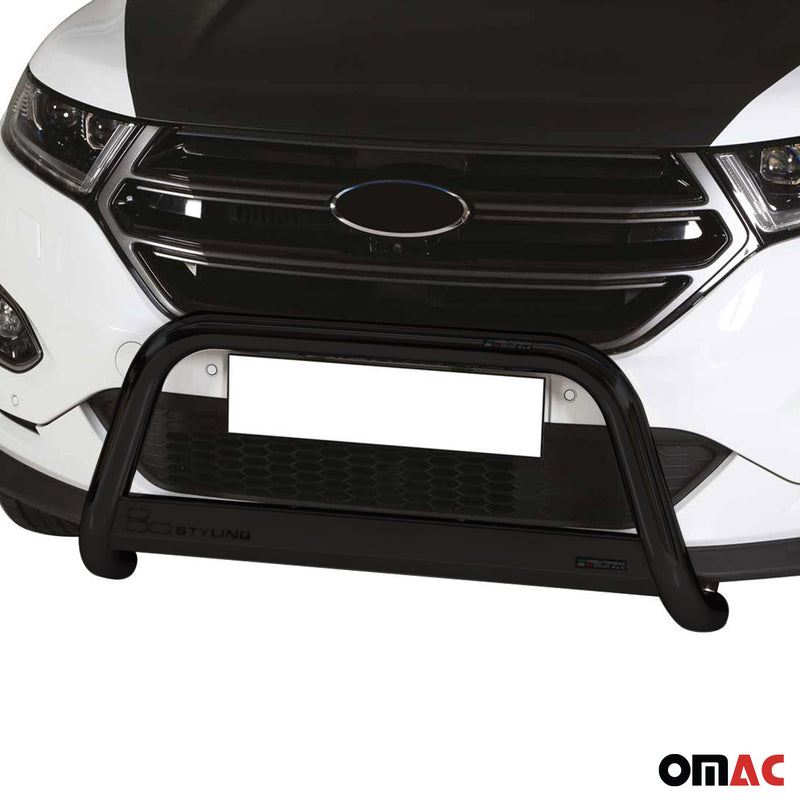 Protezione anteriore per Ford Edge 2014-2018 ø63mm acciaio nero 