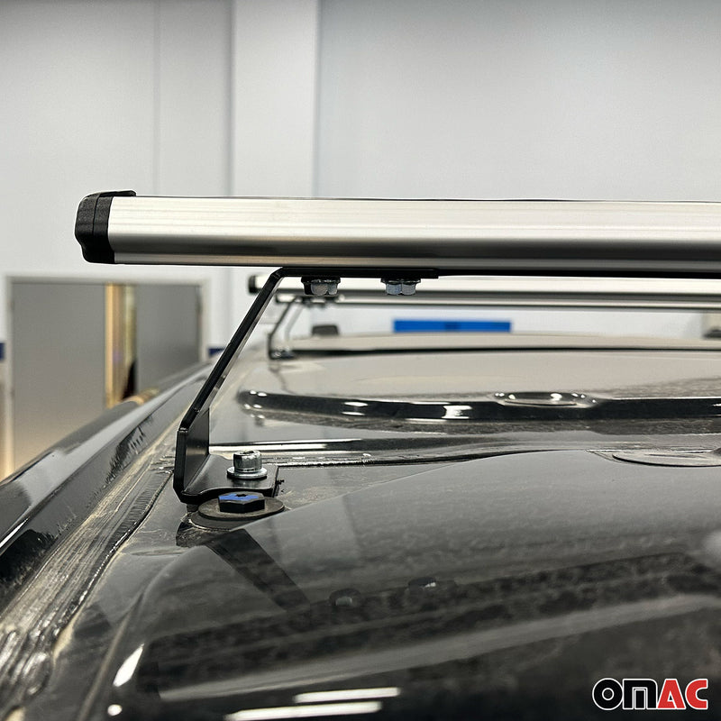 Dachträger Gepackträger für Ford Transit Tourneo Custom 2023-2025 Alu Silber 3x