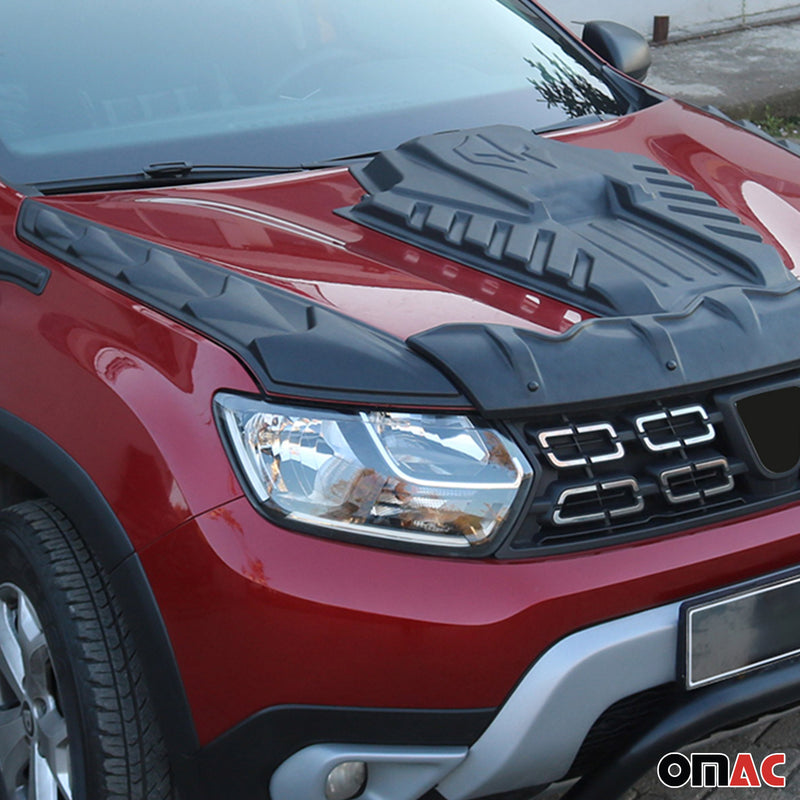 Deflettore cofano protezione insetti e pietre per Dacia Duster 2018-2024 3 pezzi