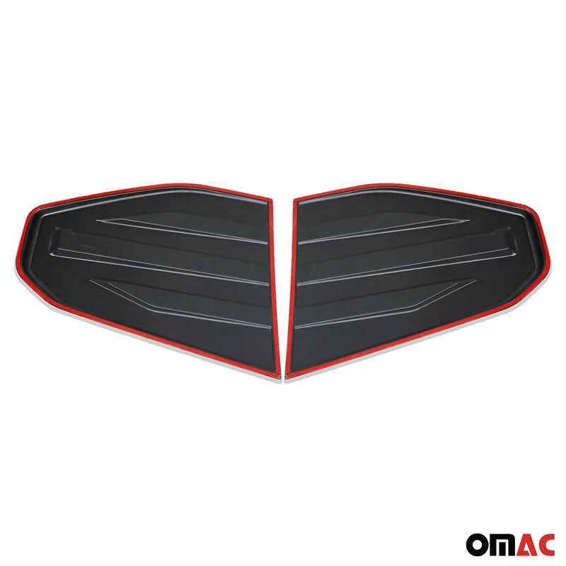 Modanatura per lunotto posteriore Dacia Jogger MPV 2022-2025, nera, 2 pezzi