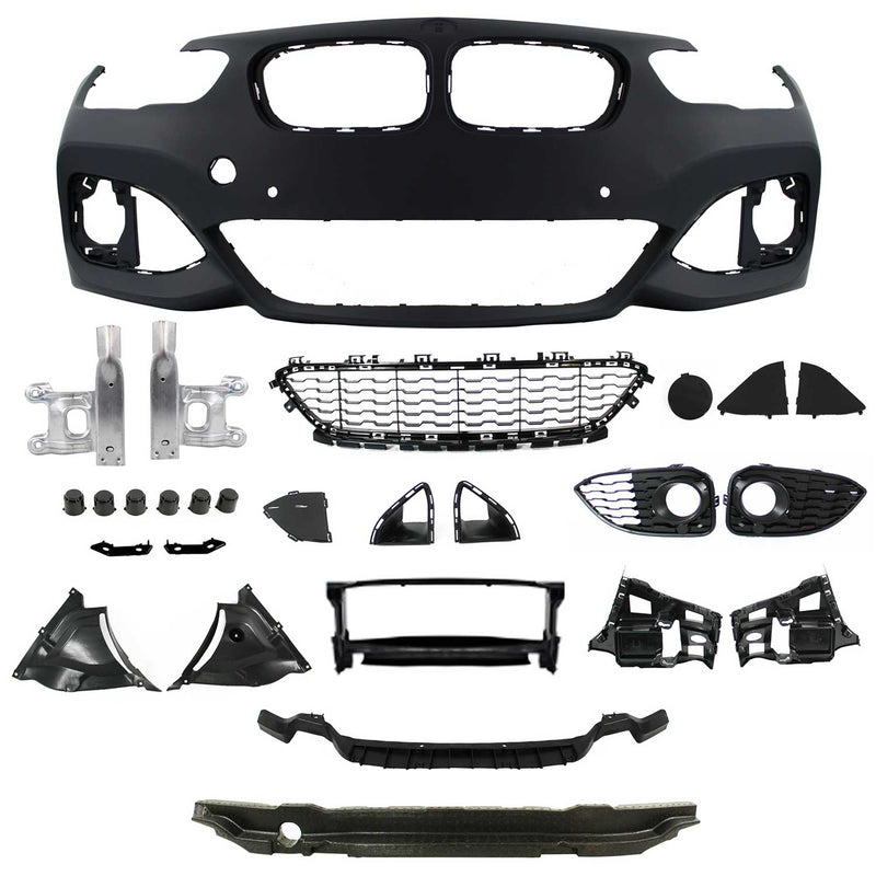 Paraurti anteriore JOM con design sportivo inclusa griglia per BMW F20/F21 LCI 2015-2019