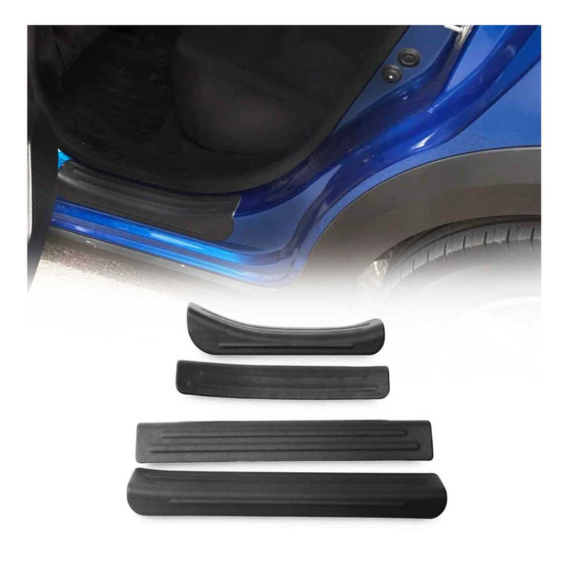 Soglie porte per Dacia Duster 2010-2018 in acciaio inox argento 4 pezzi