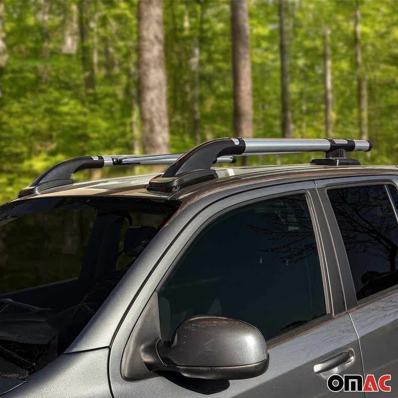 Barre portatutto per Nissan Navara 2001-2004 D22 Crew Cab Alu 4x