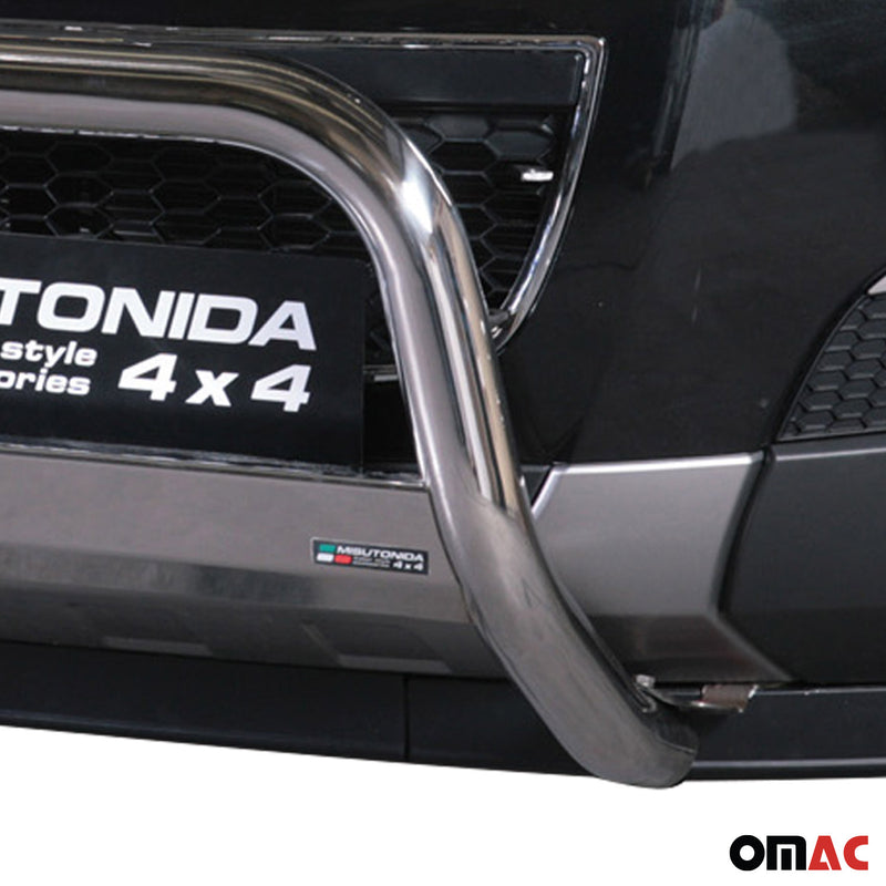 Barra di protezione anteriore per Chevrolet Captiva 2011-2016 ø63mm acciaio argento