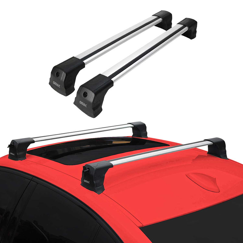 Dachträger Gepäckträger für VW T5 T6 2003-2024 Grundträger Aluminium Grau 2x