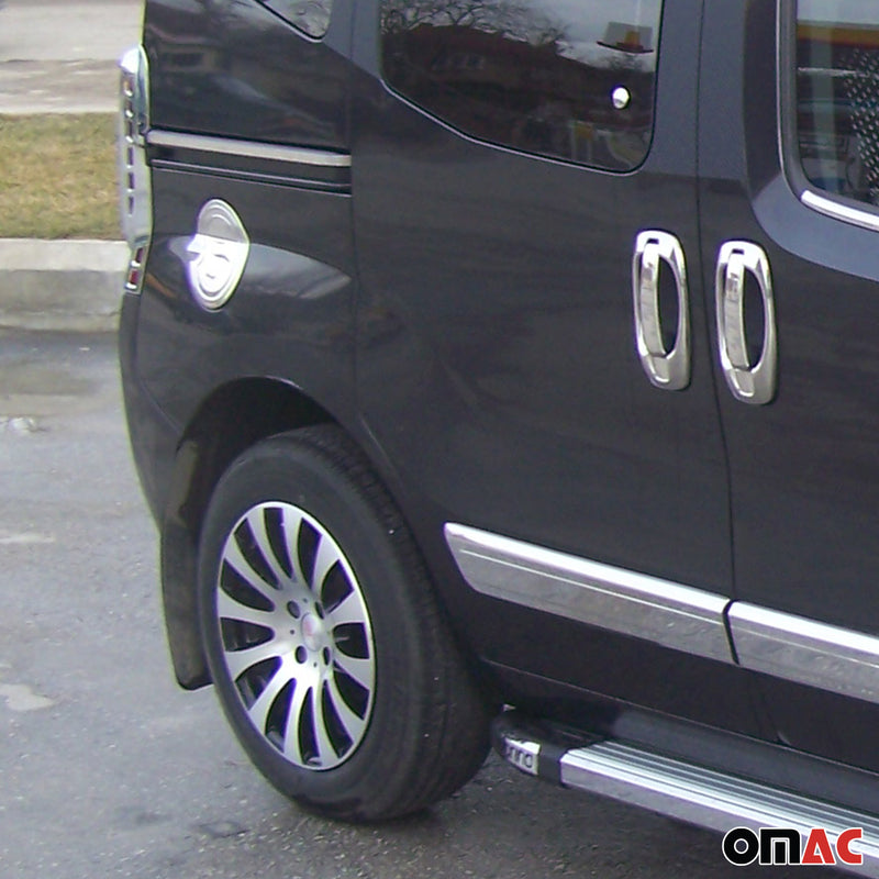 Tankdeckel Blende Tankverschluss für Fiat Fiorino Qubo 2008-2022 Edelstahl Chrom