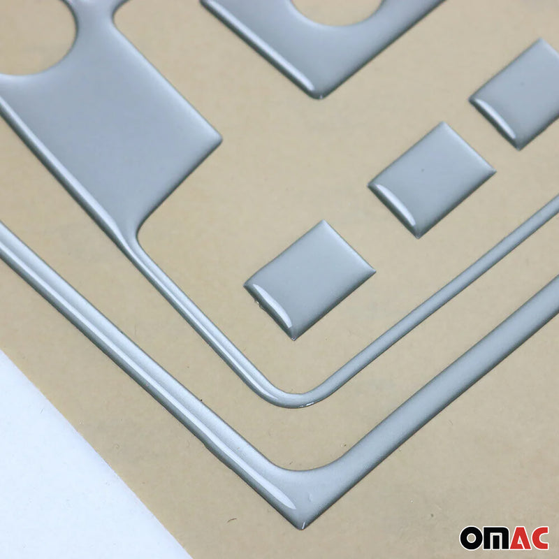 Decorazione interna abitacolo per Mercedes Travego 2012-2015 look alluminio 50 pezzi 