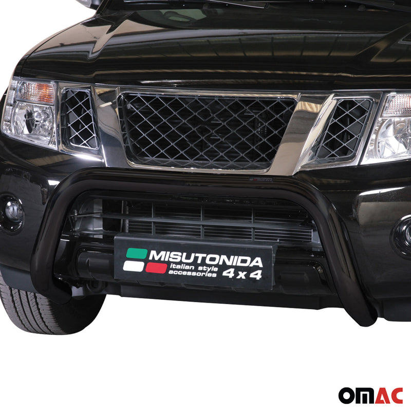 Protezione anteriore per Nissan Pathfinder 2010-2013 ø76mm Nero Protezione