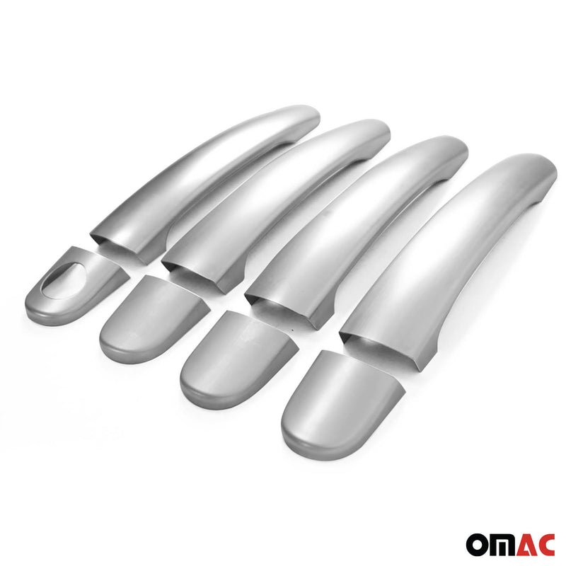 Copri maniglia porta, copri maniglia porta per Seat Leon 1999-2012 4 porte in acciaio inox opaco 8x 