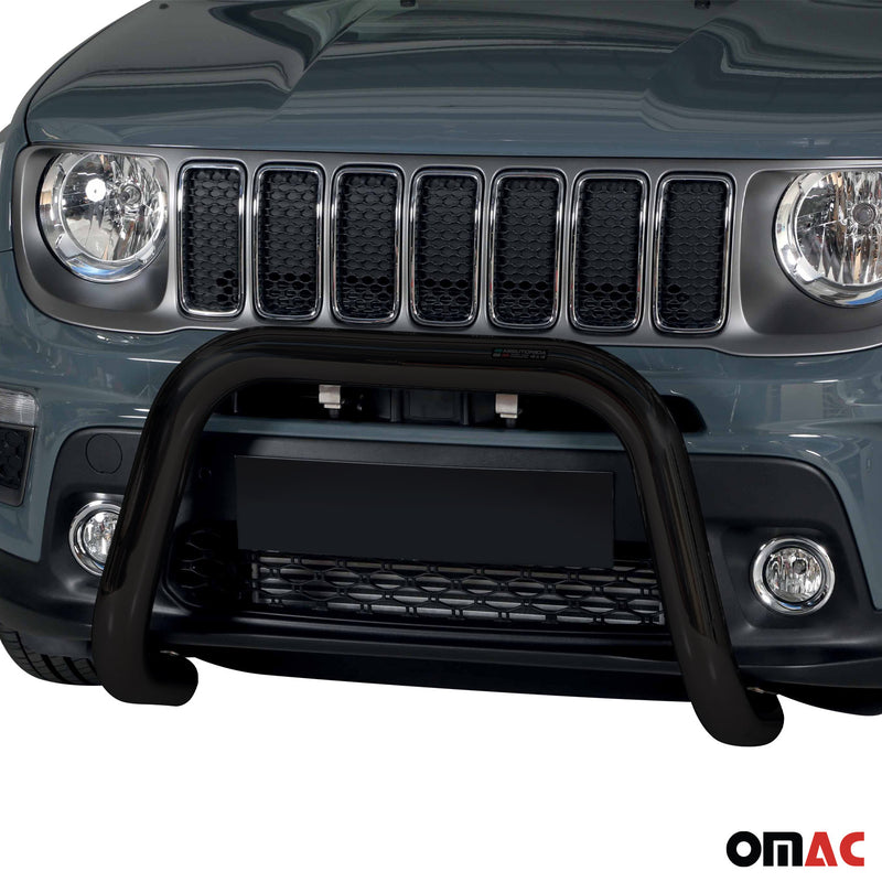 Protezione anteriore per Jeep Renegade 2018-2022 ø76mm acciaio nero