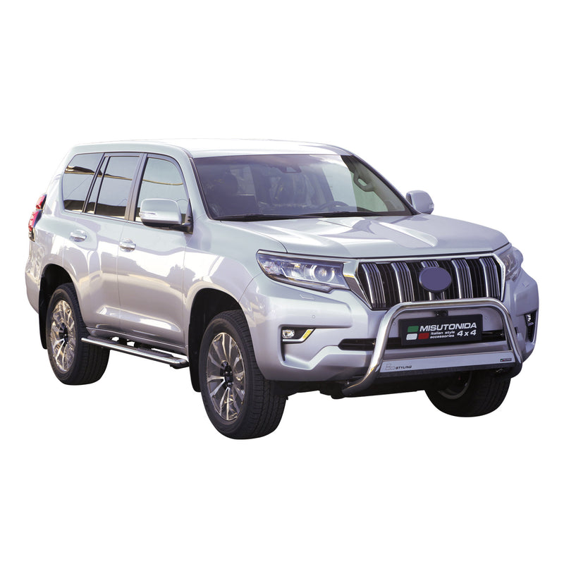 Barra di protezione anteriore per Toyota Land Cruiser Prado J150 2018-2025 ø63 acciaio 