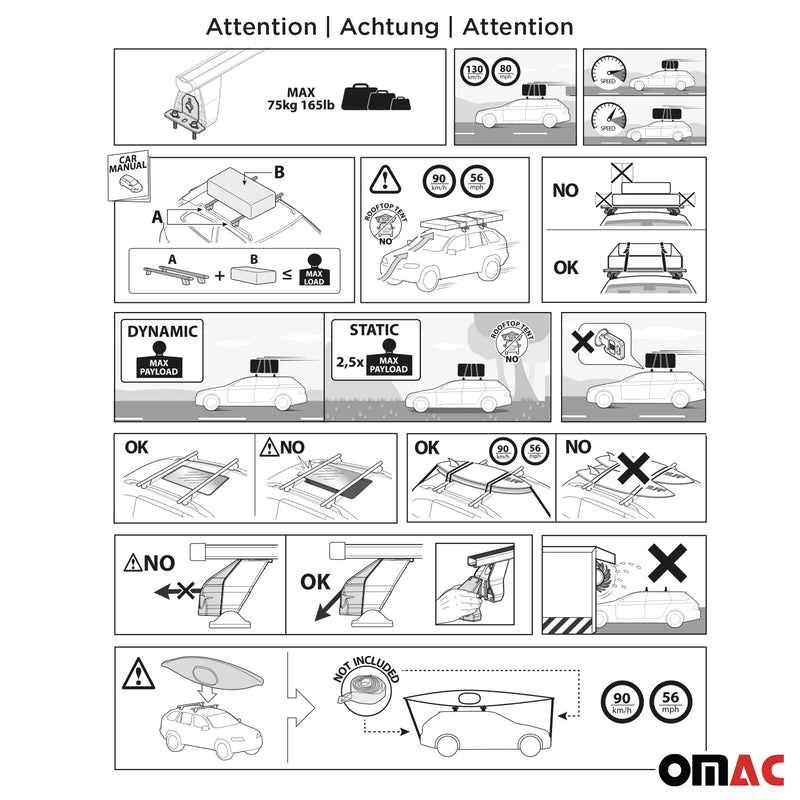 Portapacchi Menabo per Mazda CX-5 2015-2017 in acciaio argento ABE