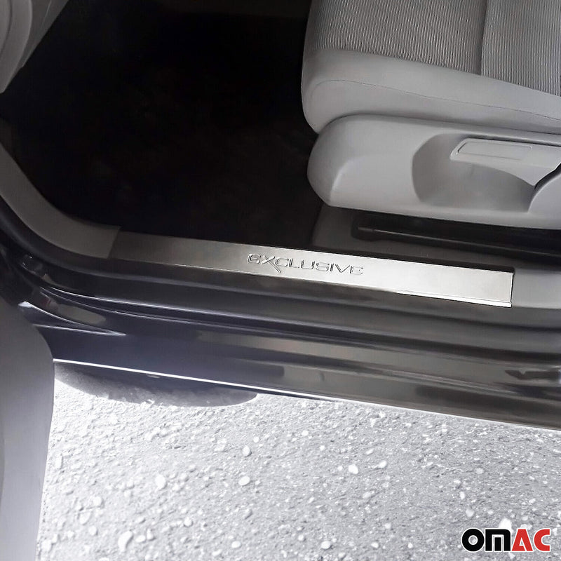 Soglie porte Exclusive per VW Golf mk6 2009-2013 in acciaio inox 2 pezzi 
